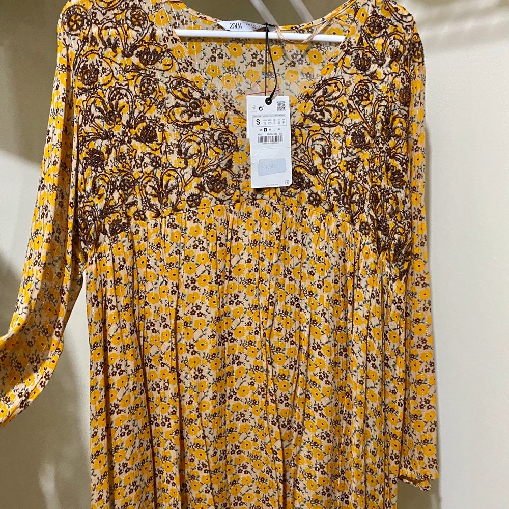 Zara long sleeve dress